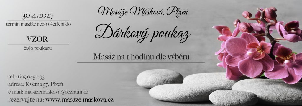 Dárkový poukaz - vzor 1